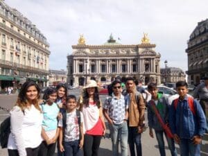 10 day Paris Immersion Program with Sanjeevan School, Panchgani @ Paris